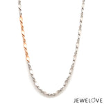Load image into Gallery viewer, Men of Platinum | Unique Linked Pt + Rose Gold Chain for Men JL PT CH 974   Jewelove.US
