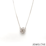 Load image into Gallery viewer, Platinum Pendant with Chain for Women JL PT P 267   Jewelove.US

