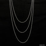 Load image into Gallery viewer, 3 Line Platinum Ball Chain JL PT CH 842   Jewelove.US
