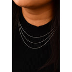 Load image into Gallery viewer, 3 Line Platinum Ball Chain JL PT CH 842   Jewelove.US
