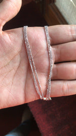 Load image into Gallery viewer, 3 Line Platinum Ball Chain JL PT CH 842   Jewelove.US
