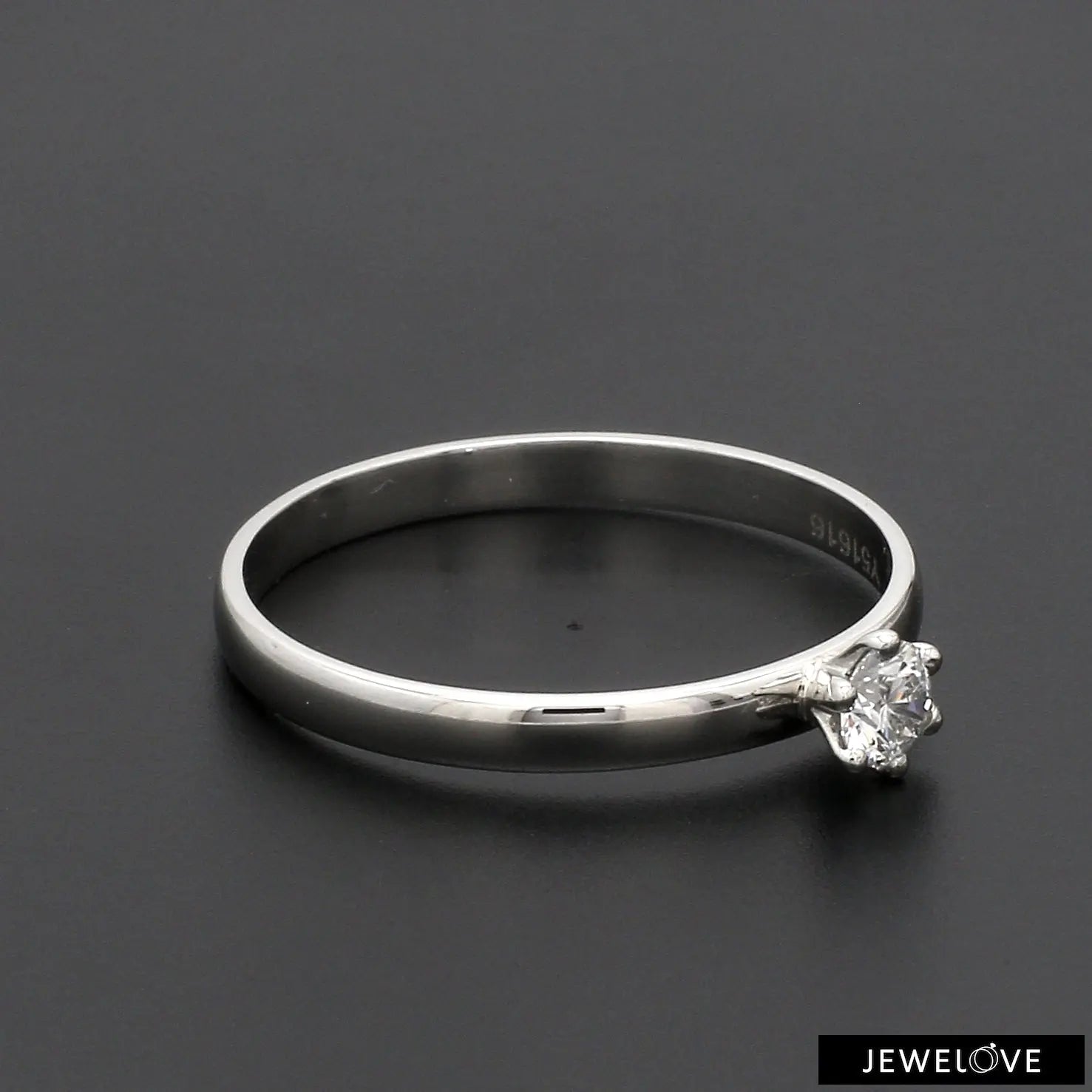 30 Pointer Classic 6 Prong Solitaire Ring made in Platinum SKU 0012   Jewelove