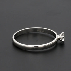 30 Pointer Classic 6 Prong Solitaire Ring made in Platinum SKU 0012   Jewelove