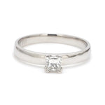 Load image into Gallery viewer, 30 Pointer Princess Cut Solitaire Platinum Ring with 4 Prongs JL PT 440-A   Jewelove.US
