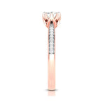 Load image into Gallery viewer, 30-Pointer Solitaire Diamond Shank 18K Rose Gold Ring JL AU G 109R   Jewelove.US
