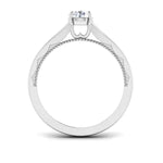 Load image into Gallery viewer, 30 Pointer Split Shank Platinum Solitaire Engagement Ring for Women JL PT 547   Jewelove.US

