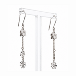 Load image into Gallery viewer, Japanese Platinum Flower Earrings for Women JL PT E 349
