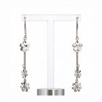 Load image into Gallery viewer, Japanese Platinum Flower Earrings for Women JL PT E 349
