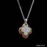 Load image into Gallery viewer, Evara Platinum Rose Gold Diamond Pendant for Women JL PT P 329   Jewelove
