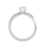 Load image into Gallery viewer, 1-Carat Lab Grown Solitaire Platinum Ring for Women JL PT RS PR LG 161-B
