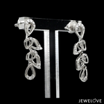 Load image into Gallery viewer, Platinum Evara Diamond Necklace &amp; Earrings Set JL PT NE 341   Jewelove.US
