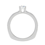 Load image into Gallery viewer, 1.50-Carat Lab Grown Solitaire Diamond Split Shank Platinum Ring JL PT RP RD LG 169-C
