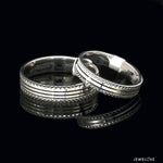 Load image into Gallery viewer, Platinum Love Bands Couple Rings JL PT 1422
