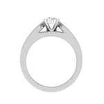 Load image into Gallery viewer, 2-Carat Lab Grown Solitaire Diamond Shank Platinum Engagement Ring JL PT RV RD LG-112-B
