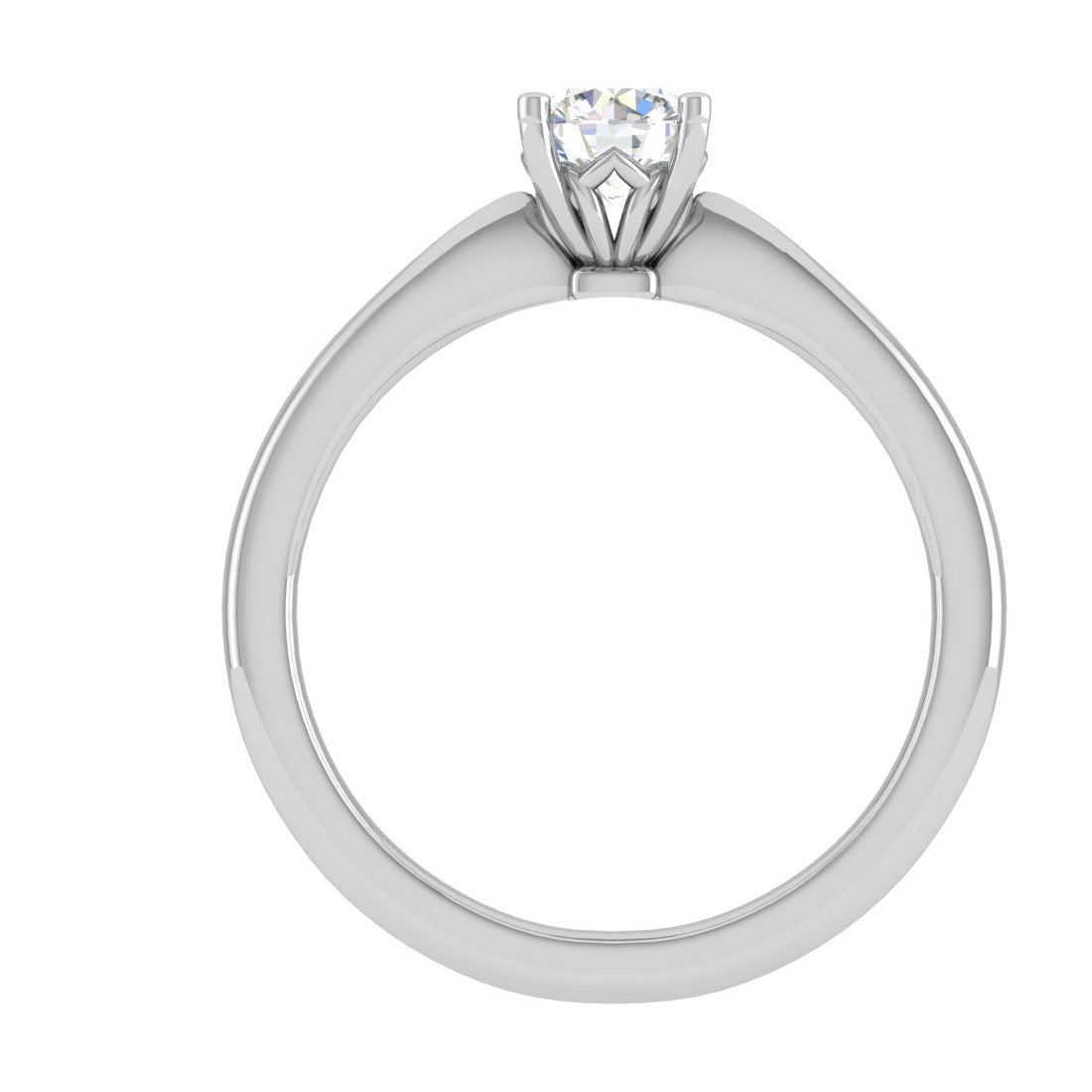 0.30 cts Solitaire Platinum Ring JL PT RS RD 169   Jewelove.US
