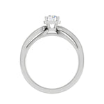 Load image into Gallery viewer, 2-Carat Lab Grown Solitaire Diamond Shank Platinum Ring JL PT RP RD LG G 138-D
