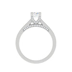 Load image into Gallery viewer, 70-Pointer Solitaire Diamond Shank Platinum Ring JL PT RP RD 140-B
