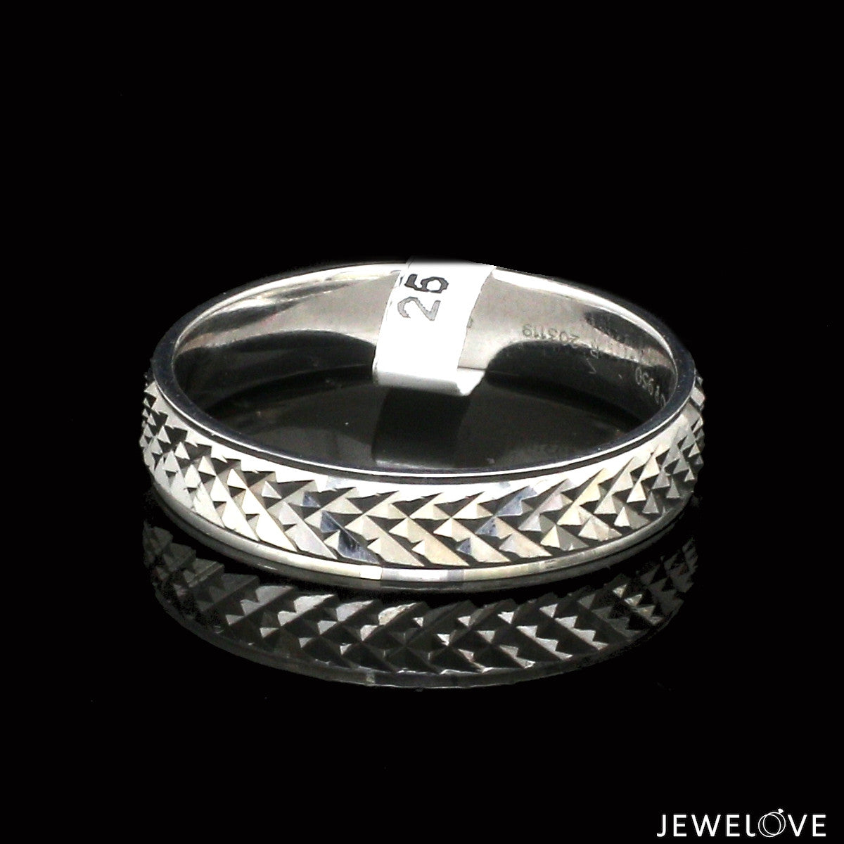 Platinum Love Bands Couple Rings JL PT 1423