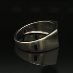 Load image into Gallery viewer, Men of Platinum | 10mm Black Enamel Ring for Men JL PT 1494
