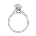 Load image into Gallery viewer, 2-Carat Lab Grown Solitaire Diamond Shank Platinum Engagement Ring JL PT RV RD LG G 108-D
