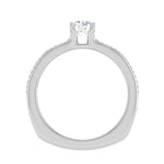 Load image into Gallery viewer, 0.30 cts Solitaire Diamond Split Shank Platinum Ring JL PT RP RD 169   Jewelove.US
