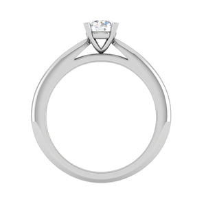 70-Pointer Lab Grown Solitaire Platinum Ring JL PT RS RD LG G 144-A