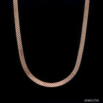 Load image into Gallery viewer, 4.5mm Double-Sided Platinum &amp; Rose Gold Unisex Chain JL PT CH 1151-A

