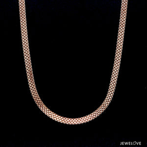 4.5mm Double-Sided Platinum & Rose Gold Unisex Chain JL PT CH 1151-A