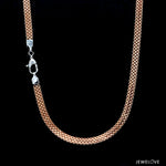Load image into Gallery viewer, 4.5mm Double-Sided Platinum &amp; Rose Gold Unisex Chain JL PT CH 1151-A
