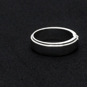 Emerald Cut Diamond Platinum Hi-Polish Ring for Men JL PT 1239   Jewelove