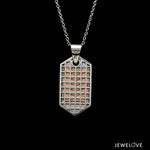 Load image into Gallery viewer, Men of Platinum | Striking Dual Tone Platinum &amp; Rose Gold Pendant for Men JL PT P 190   Jewelove.US
