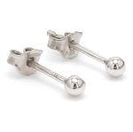 Load image into Gallery viewer, 3mm Platinum Ball Earrings Studs JL PT E 182   Jewelove.US
