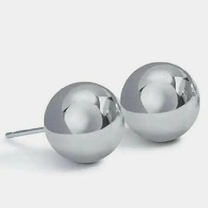 3mm Platinum Ball Earrings Studs JL PT E 182  Pair Jewelove.US