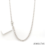 Load image into Gallery viewer, 3mm Round Ball Platinum Unisex Chain JL PT CH 1147-A
