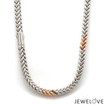 Load image into Gallery viewer, Men of Platinum | 5.5mm Rose Gold Heavy Chain for Men JL PT CH 1319
