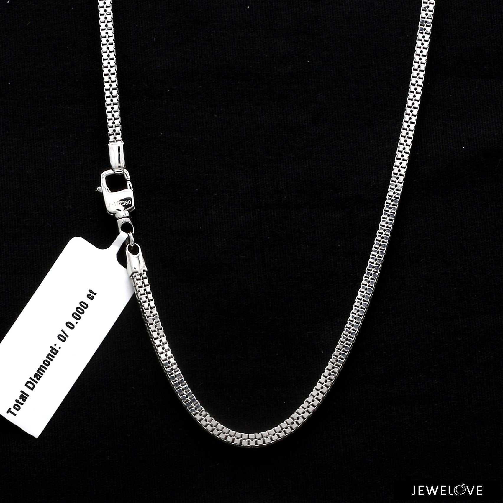 Platinum Double Box Chain for Men JL PT CH 1194