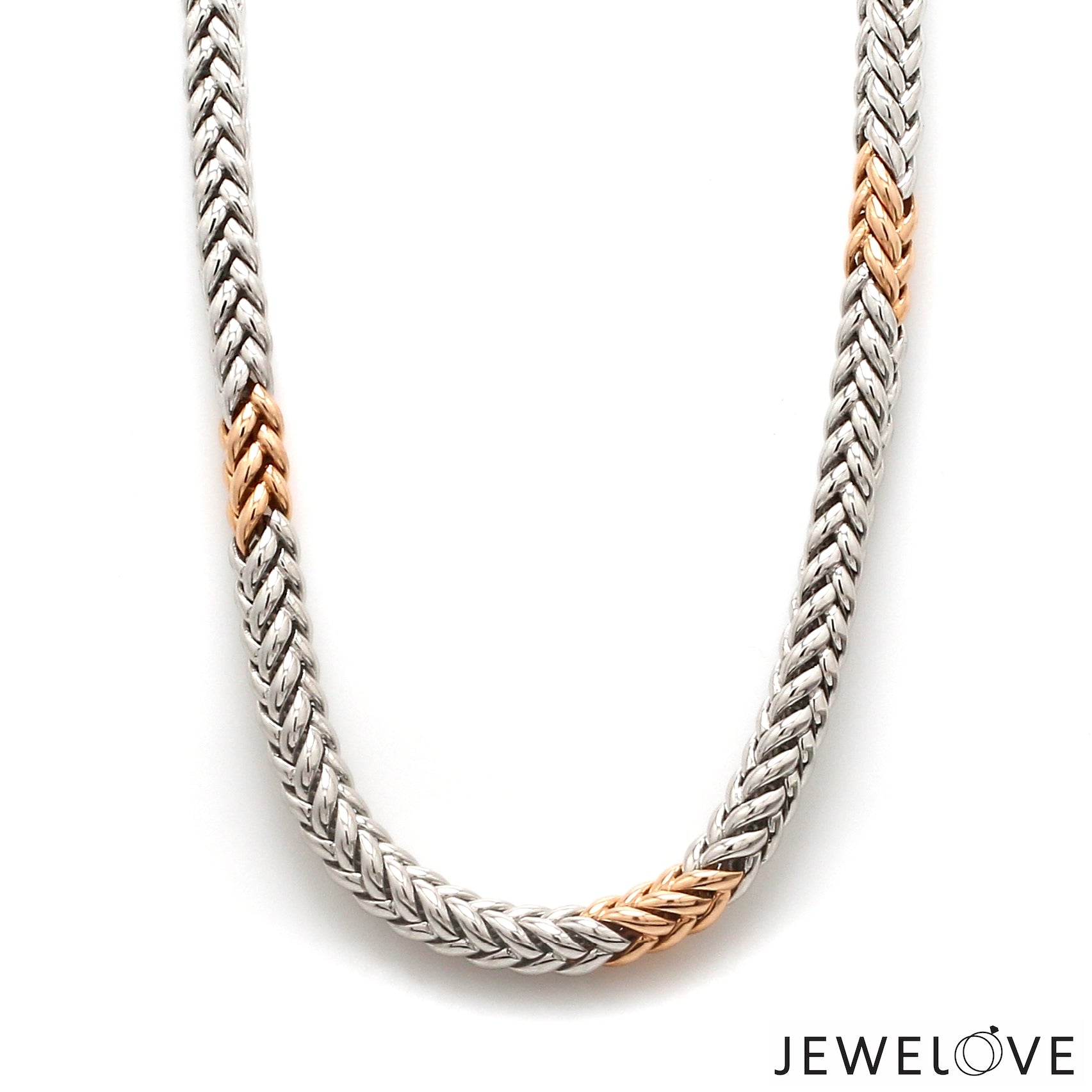 Men of Platinum | 5.5mm Rose Gold Heavy Chain for Men JL PT CH 1319