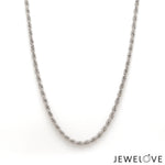 Load image into Gallery viewer, 2.5mm Japanese Platinum Rope Style Chain for Women JL PT CH 1426-A
