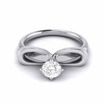 Load image into Gallery viewer, 40-Pointer Designer Platinum Solitaire Engagement Ring for Women JL PT G 112   Jewelove.US
