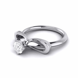 40-Pointer Designer Platinum Solitaire Engagement Ring for Women JL PT G 112   Jewelove.US