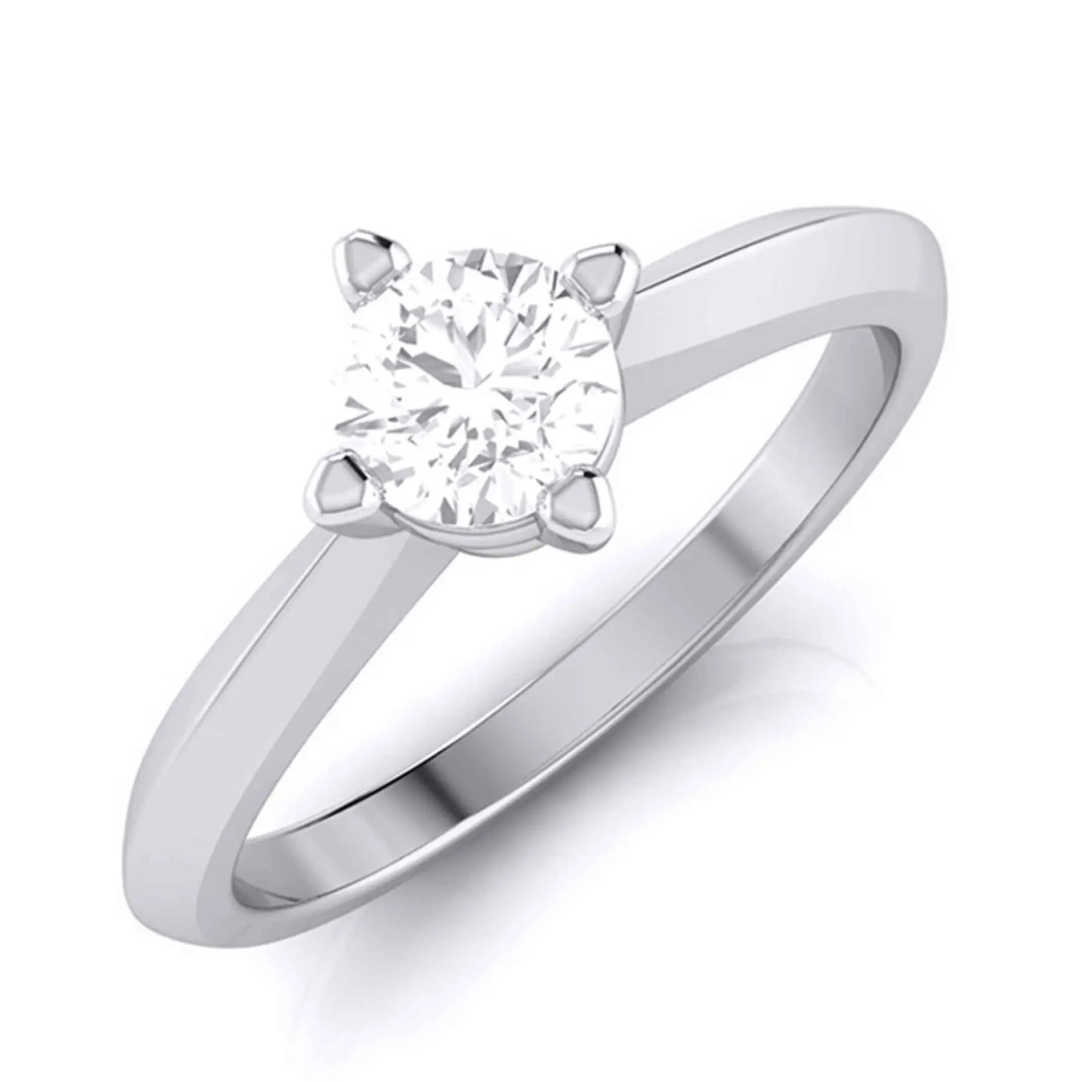 40-Pointer Platinum Solitaire Engagement Ring JL PT G 121  VS-J Jewelove.US