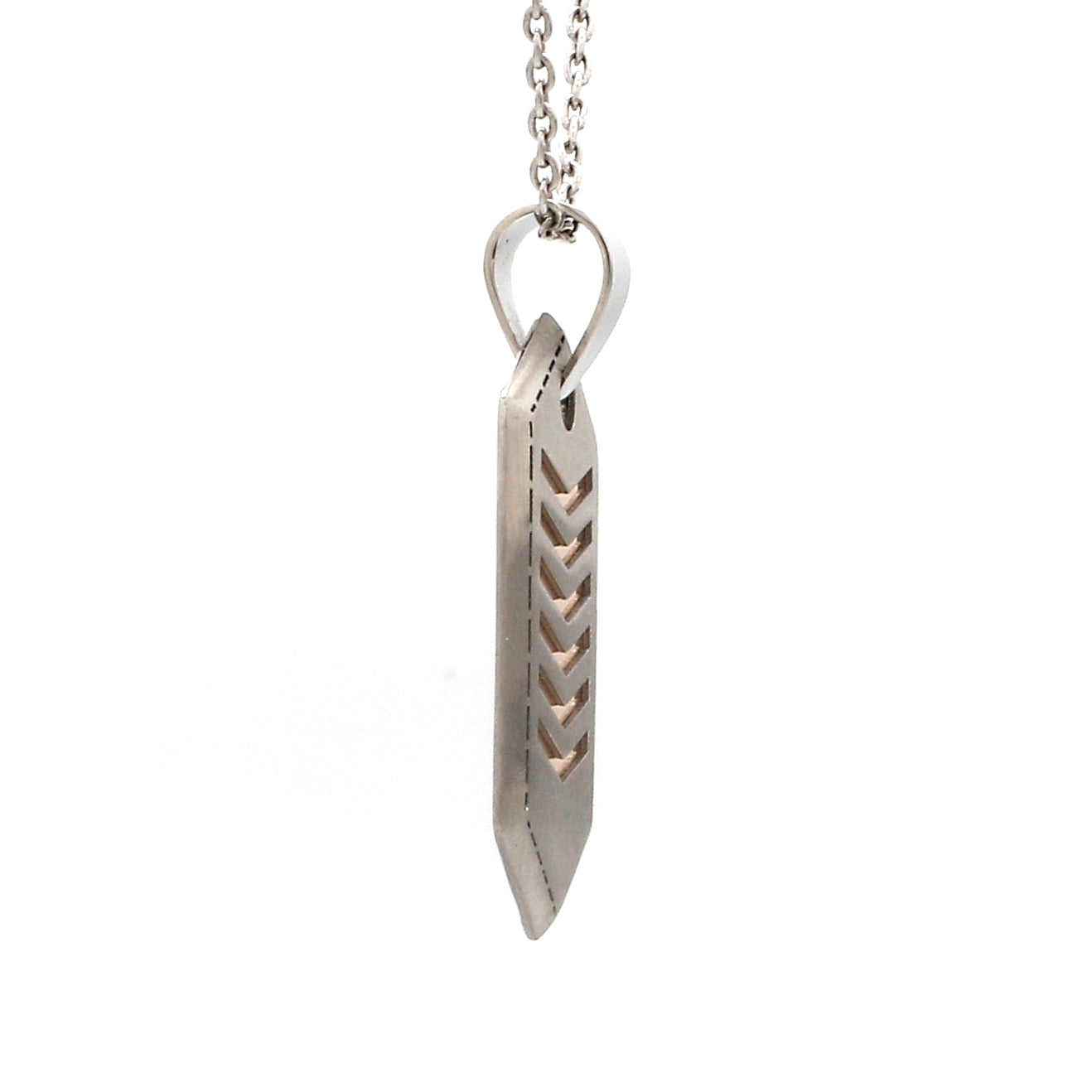 Men of Platinum | Striking Dual Tone Platinum & Rose Gold Pendant for Men JL PT P 190   Jewelove.US