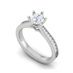Load image into Gallery viewer, 2-Carat Lab Grown Solitaire Diamond Platinum Ring JL PT RV CU LG G 105-D
