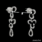 Load image into Gallery viewer, Platinum Evara Diamond Earrings Set JL PT E 340   Jewelove.US
