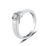 Load image into Gallery viewer, 50-Pointer Lab Grown Solitaire Platinum Men&#39;s Ring with JL PT LG G 559
