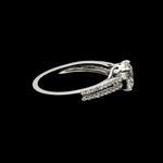 Load image into Gallery viewer, 70-Pointer Solitaire Platinum Diamond Split Shank Ring JL PT 1221-C
