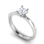 Load image into Gallery viewer, 0.30 cts Solitaire Platinum Ring for Women JL PT RS PR 161   Jewelove
