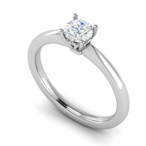 0.30 cts Solitaire Platinum Ring JL PT RS RD 169   Jewelove.US