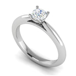 Load image into Gallery viewer, 70-Pointer Lab Grown Solitaire Platinum Ring JL PT RS RD LG G 144-A
