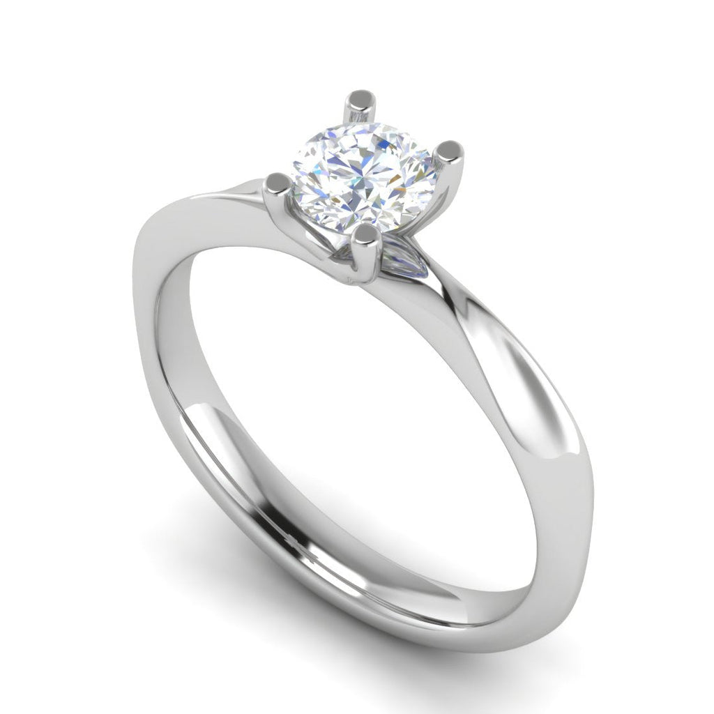 0.30 cts Solitaire Platinum Ring for Women JL PT RS PR 161   Jewelove